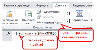 Разрыв связей