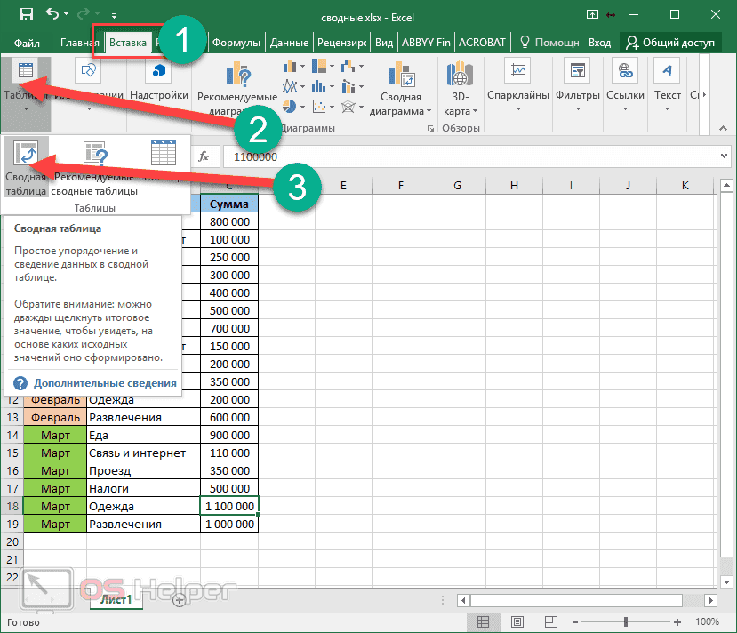 как сделать таблицу в excel